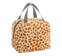 Genérico Térmica Porta Alimentos - Estampado Animal Franela 23x14x20cm 120g | Portátil Ligera Para Comida Pícnic Viaje Exterior Trabajo Escuela Bolso De Almuerzo Estuche Isotérmico