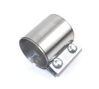 Genérico Terminal Escape Abrazadera Conexión Silenciador Tubo Escape Coche Abrazaderas Ensanchadas Acero Inoxidable 304 para GTI R32(76mm)