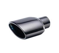 Genérico Terminal Escape Punta De Escape Ovalada Acero Inoxidable, 2 Uds., 57mm, Silenciador Coche, Modificación Garganta Trasera para W211 C300(HODJ3027c)