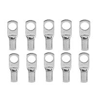 Genérico Terminales de crimpado SC16 Normales Terminales de Tubo de Cobre 16 mm² X 8 mm Lug Batería Cable de Arranque Anillo de Terminal de crimpado de Soldadura (Color : SC16-8, Tamaño : 50pcs)
