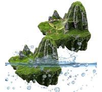 Genérico Terrarium Rock Decor, Basking Spot, 3D Resin Floating Design