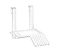 Genérico Terraza Estable para Tortugas, Muelle de Descanso acrílico Reptiles, Tumbona Transparente Tortugas con Estilo Moderno, Soporte Tomar el Sol con Estructura, Accesorio Mascotas para Vivir en