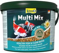 Genérico Tetra Pond Multi Mix Comida para Peces de Estanque, 10 L | Cuatro tipos de comida | Barritas, wafers, escamas y gammarus