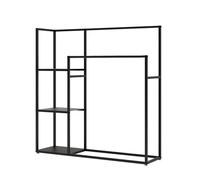 Genérico Textile Display Racks,Classification Design,Silk Scarf Organizer Clothes Rack,Storage of Scarves Silk Scarves Fabric Clothes(Black)