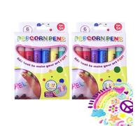 Genérico Texture Creation: With DIY Bubble Popcorn Drawing Pens, you can ex