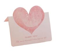 Genérico Thank You Cards, Message Card, Compact Size Delicado Textura Elegant Acabado Thick Paper, Greeting Cards for Men, Women, Chinese Valentine's Day, Blessing 2,56 x 2,64 pulgadas