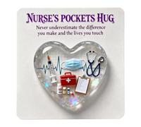 Genérico Thank You Cards PACK of 4 - Portable Inspirational Card With Sweet Messages Of All Occasions, Cute Pocket Hugs for Nursing Students Healthcare Persons Hospital Staff, Encouragement Scenarios