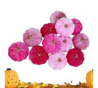 Genérico Thanksgiving Artificial Pumpkins - Tabletop Rustic Decorative Pumpkins | Aesthetic Autumn Party Decorating Props For Home Harvest Photography Farmhouse Halloween Basket Filler Party Decor
