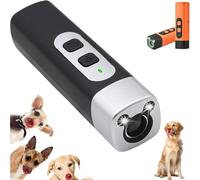 Genérico The BarkShield Pro, 25khz Anti-Barking Control for Large Dogs, Dog Bark Deterrent Device with LED Flashlight, 35ft Range Anti-Barking Device for Training to Improve Bad Behavior (Black)
