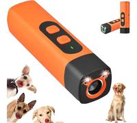 Genérico The BarkShield Pro, 25khz Anti-Barking Control for Large Dogs, Dog Bark Deterrent Device with LED Flashlight, 35ft Range Anti-Barking Device for Training to Improve Bad Behavior (Orange)