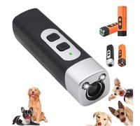Genérico The Barkshield Pro - Bark Shield Anti Barking Device for Dogs, Dog Bark Deterrent Device with LED Flashlight, 35ft/10m Range, Suitable for Training to Improve Bad Behavior (Gray)