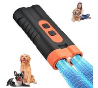 Genérico The Barkshield Pro for Dogs, Dog Bark Deterrent Devices with LED Flashlight, Bark Shield Stop Barking Silencer, Stopper Whistle Suitable for Training to Improve Bad Behavior (Doble)