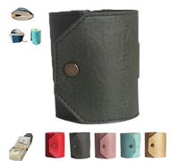 Genérico The Cash Wrap Wallet, Handy Purse Bands with Magnetic Clasp, Fast Cash Access Money Holder for Cash, Small Compact Luxury Pocket Wallets, Fashionable and Elegant (Green)