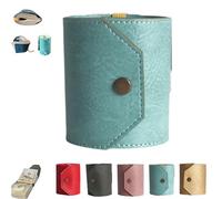 Genérico The Cash Wrap Wallet, Handy Purse Bands with Magnetic Clasp, Fast Cash Access Money Holder for Cash, Small Compact Luxury Pocket Wallets, Fashionable and Elegant (Blue)