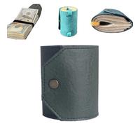 Genérico The Cash Wrap Wallet,Leather Wallet for Cash with Magnetic Bands,Fast Access Money Holder,Minimalist Stuffing Bills,Travel Card Outdoor Travel Family (C)