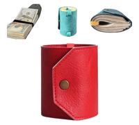 Genérico The Cash Wrap Wallet,Leather Wallet for Cash with Magnetic Bands,Fast Access Money Holder,Minimalist Stuffing Bills,Travel Card Outdoor Travel Family (B)