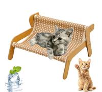 Genérico The Claw Lounge, Cat Sisal Chair, 2 in 1 Cat Hammock Lounge, Lounges Style Pet Seat, Cooling Mat, Providing Claw Trimming and Comfort, for Indoor Cats (Cool Mat)