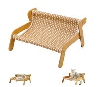 Genérico The Claw Lounge, Sisal Cat Chair, 2-in-1 Cat Scratch Pad and Lounger, Wavy Design Rocker Providing Claw Trimming and Comfort, with Cooling Mat, for Indoor Cats (Cool Mat Style)