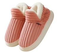 Genérico The Cozy & Stylish Slipper,Women's Fuzzy Bootie Slippers, Cozy Memory Foam Ladies Indoor Outdoor House Shoes (8-9,Pink)
