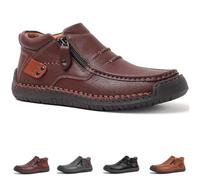 Genérico The First Young Driving Boots Men, The First Young Mens Non-slip Arch Support Shoes, for Outdoor & Travel (Dark brown,48)