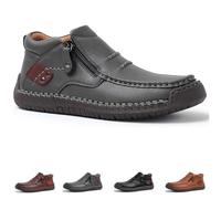 Genérico The First Young Driving Boots Men, The First Young Mens Non-slip Arch Support Shoes, for Outdoor & Travel (Gray,43)