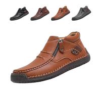 Genérico The First Young Driving Boots Men, The First Young Shoes Men, Suitable for Outdoor and Travel (Brown,48)