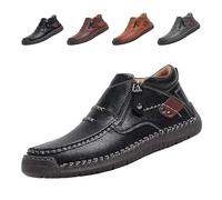 Genérico The First Young Driving Boots Men, The First Young Shoes Men, Suitable for Outdoor and Travel (Black,43)