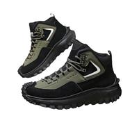 Genérico The First Young Shoes Men, Thefirstyoung Steeltoe Boots, Mens Outdoor Hiking Safety Work Boots (dark green,44)