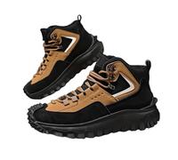Genérico The First Young Shoes Men, Thefirstyoung Steeltoe Boots, Mens Outdoor Hiking Safety Work Boots (Khaki,46)