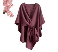 Genérico The Fleece Drape Shawl, Fleece Drape Shawl for Women, Winter Shawl Wraps For Women, Knitted Shawls and Wraps Cardigan (#07)