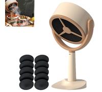 Genérico The High Fan for Smoking, Smoke Away Purifier Fan,Smoke Fan for Smoking Indoors, Portable Smoke Air Purifier Fan, Mini Removable Cooker Hood for Smoking (Direct Plug)