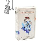 Genérico The Linestrider Tarot - Pocket Edition, Cartulina, Ideal para Principiantes, Incluye Tarjetas Y Collar