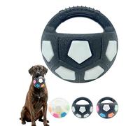 Genérico The Mellow Dog Calming Ball, Calming Ball with Handle, Pet Dog Football Shape Toy, Interactive Pet Toy, Toss and Fetch Play Interactive for Medium Large Breeds (blackB)