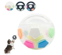 Genérico The Mellow Dog Calming Ball, Dog Ball with Handle, Squeaky Floating Balls, Interactive Pet Toy, for Water Play, Training & Outdoor Games (A)