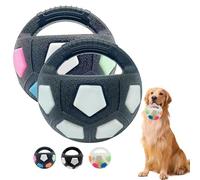 Genérico The Mellow Dog Calming Ball, Dog Calming Rubber Ball with Handle, Interactive Pet Toy, for Water Play, Training & Outdoor Games (Type A+B)