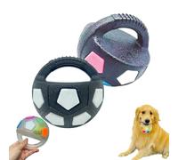 Genérico The Mellow Dog Calming Ball, Interactive Dog Ball with Handle, Tough Durable Balltoy,Interactive Toss and Fetch Play, for Water Play, Training & Outdoor Games (Black-A+B)