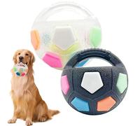 Genérico The Mellow Dog Calming Ball, Interactive Toss and Fetch Play, Squeaky Floating Balls, Rubber Interactive, for Water Play, Training, Outoor Games (2pcs B)
