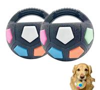 Genérico The Mellow Dog Calming Ball with Handle, Pet Dog Football Shape Toy, Toss and Fetch Play with Handle, for Small Medium Large Dogs (B-2pcs)