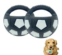 Genérico The Mellow Dog Calming Ball with Handle, Pet Dog Football Shape Toy, Toss and Fetch Play with Handle, for Small Medium Large Dogs (C-2pcs)