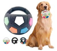 Genérico The Mellow Dog Calming Ball with Handle,Rubber with Handle Dog Toy,Interactive Toss and Fetch Play for Training,Squeaky Round Interactive, for Medium Large Breeds (B)