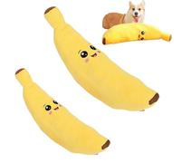 Genérico The Mellow Dog Calming Banana, Dog Toy Interactive Plush Chew Toy, Less Lonely, and Happier Machine Washable & Dryer Safe,Keep Dogs Interested Forever (S+M)