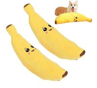 Genérico The Mellow Dog Calming Banana, Dog Toy Interactive Plush Chew Toy, Less Lonely, and Happier Machine Washable & Dryer Safe,Keep Dogs Interested Forever (M:25 Inch*2)