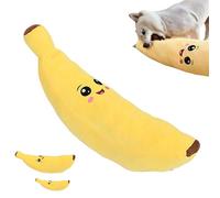Genérico The Mellow Dog Calming Banana Toy-Interactive Plush Chew Toy for Dogs, Machine Washable & Dryer Safe, Keep Dogs Interested Forever (Yellow,Small)