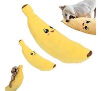 Genérico The Mellow Dog Calming Banana Toy-Interactive Plush Chew Toy for Dogs, Machine Washable & Dryer Safe, Keep Dogs Interested Forever (Yellow,S+L)