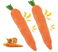 Genérico The Mellow Dog Calming Carrot, Giant Carrot Dog Toy, 29.5in Plush Carrot Interactive Calming Dog Toys-Squeaky, and Durable Chew Toys For Dogs of Sizes-Suitable for Indoor Play (2pcs)