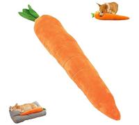 Genérico The Mellow Dog Calming Carrot, Giant Carrot Dog Toy, Sturdy Plush Multi-squeaks Pet Cat Toys, Chew Toy For Indoor, for Small, Medium, Large Dogs (1pc)