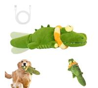 Genérico The Mellow Dog - Calming Crocodile, 2025 New Automatic Tail-Wagging Dog Toy, Soft & Washable, for Small, Medium & Large Dogs(1pc)