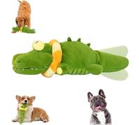 Genérico The Mellow Dog - Calming Crocodile, Automatic Tail-Wagging, Soft & Washable Cover, Puppy Toys to Keep Them Busy, Automatic Dog Petting Machine for Small, Medium, Large Dogs (1Pcs)