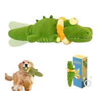 Genérico The Mellow Dog - Calming Crocodile, Calming Dog Toys, Automatic Tail Wagging, Plush Dog Toy, Rechargeable, Washable, for Small, Medium, Large Dogs (1PCS)