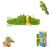 Genérico The Mellow Dog - Calming Crocodile Dog Toy, Machine Washable USB Charging, Soft Cleanable with Water Cover, Automatic Petting Machine for Small, Medium, Larger (1PCS)